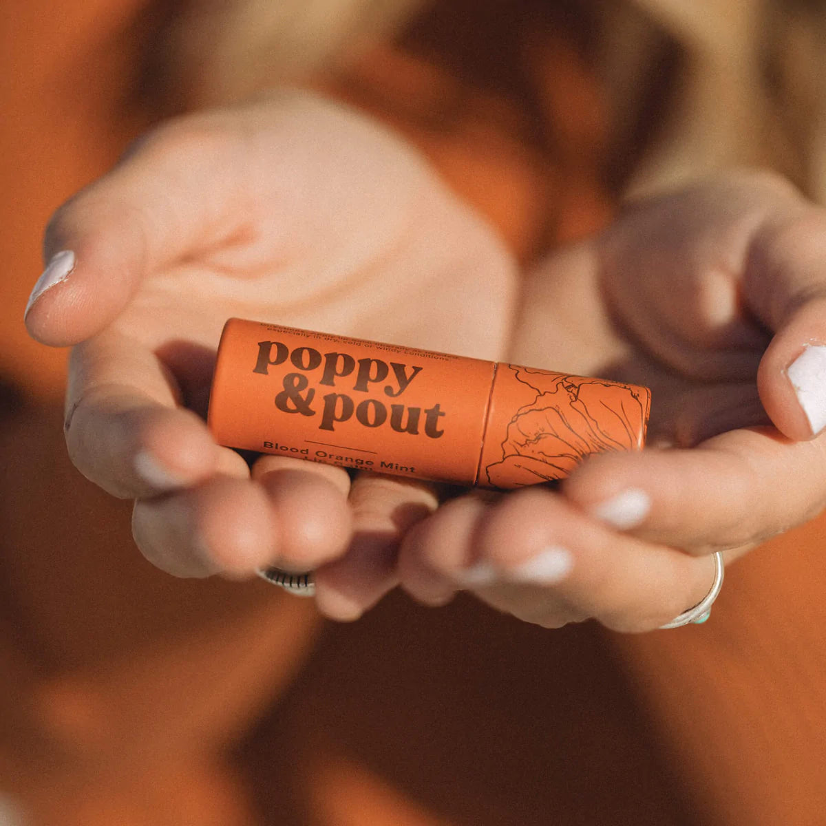 Poppy & Pout - Blood Orange Mint Lip Balm