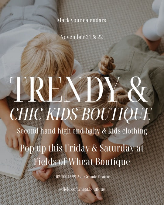 Consignment Pop Up - Nov 21 & 22