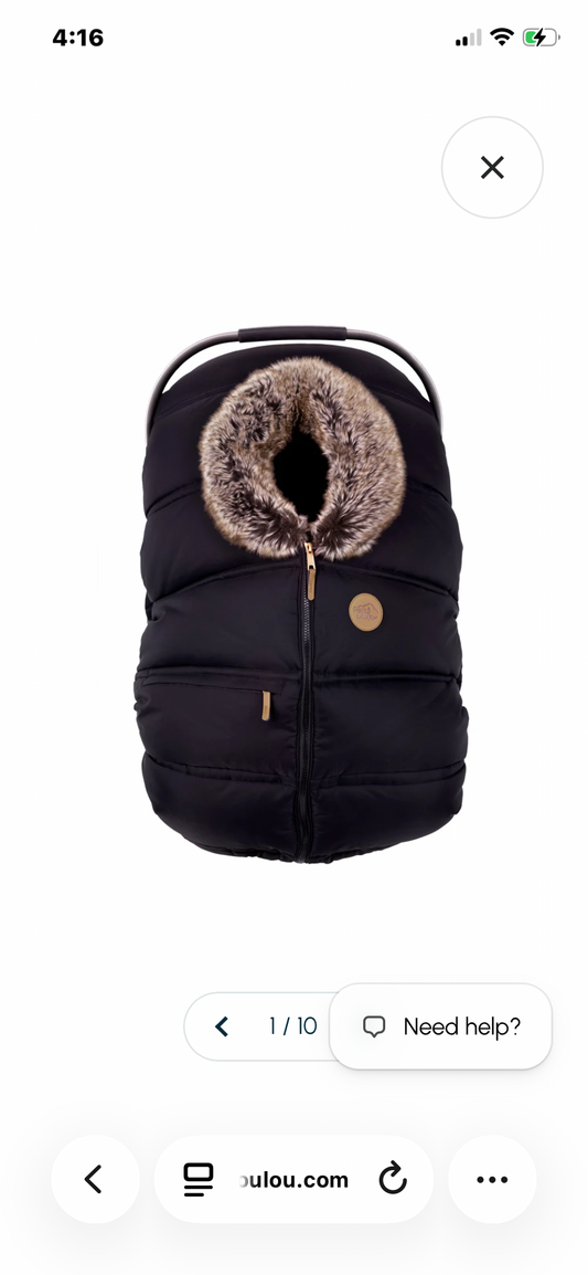 CC - Consignment - Petit Coulou Winter Car seat Cover