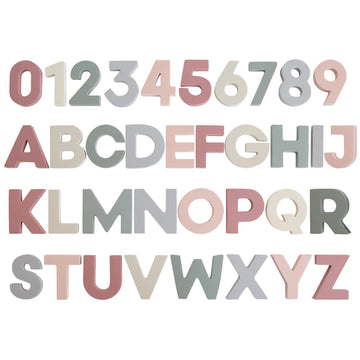Mushie - Letters & Numbers Bath Play Set