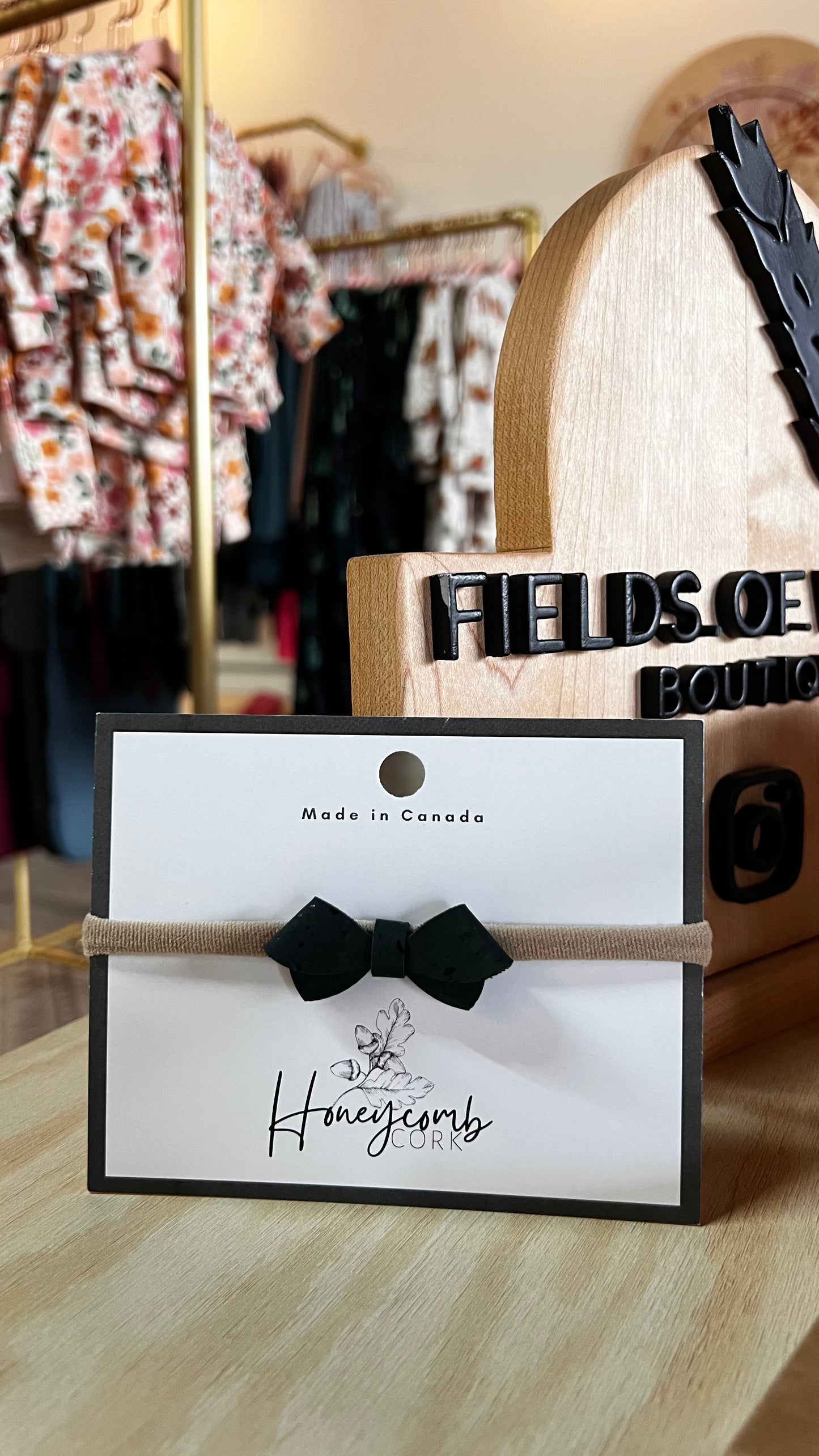 Honeycomb Cork - Dottie Headband - Evergreen