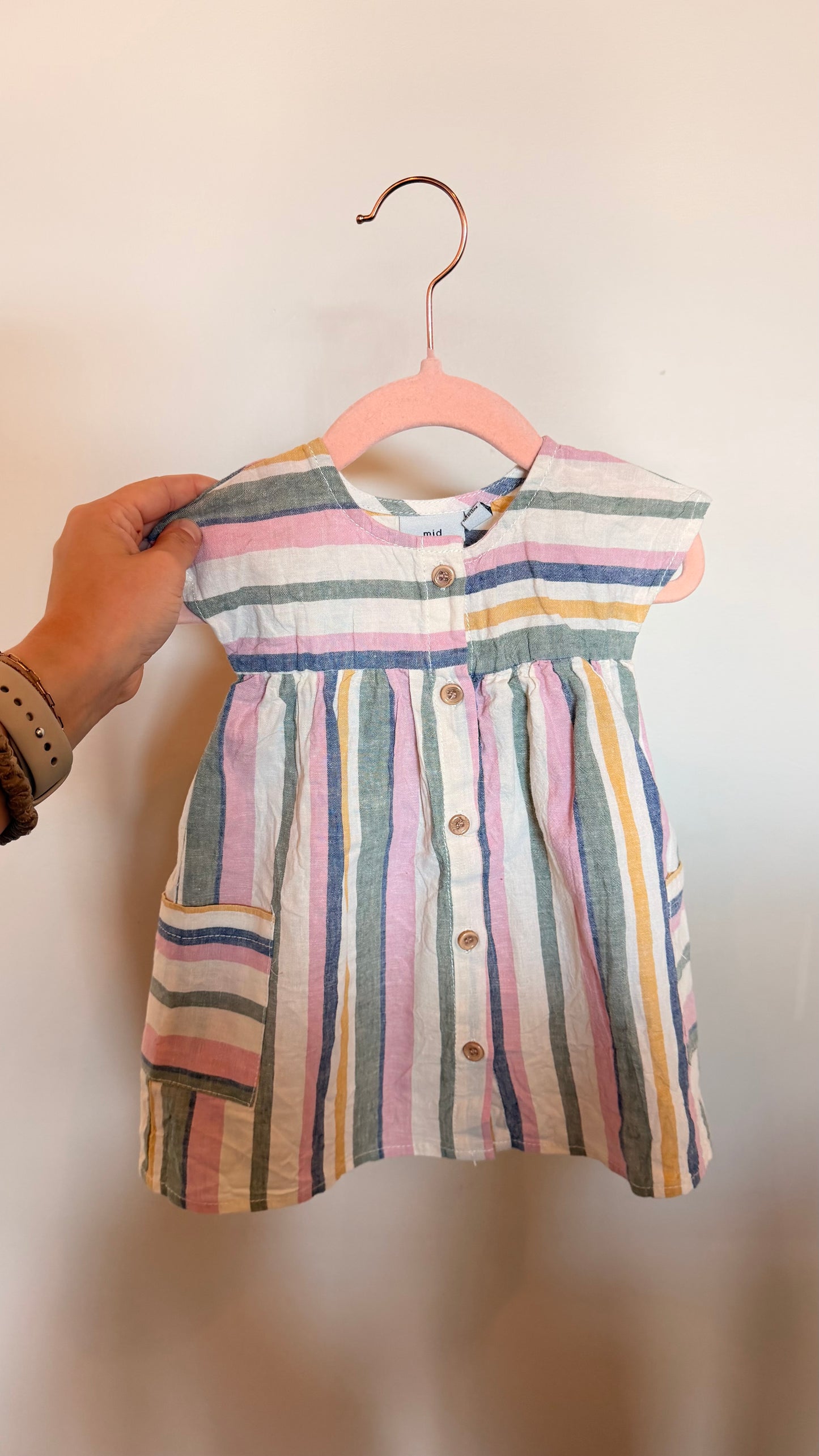 GR - Consignment - Mid Striped Dress 3-6M
