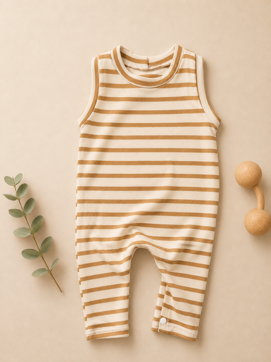 Teddy Little - Stripe Romper