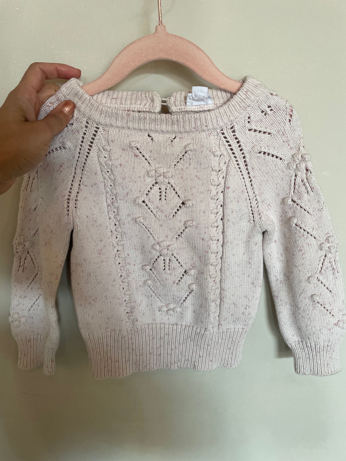 GR - Consignment - Jamie Kay Blush Sweater - 1Y