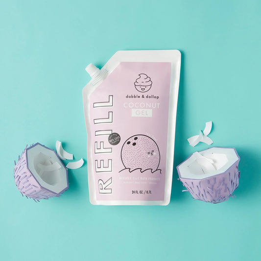 Dabble & Dollop - 3 in 1 Refill Pouch - Coconut