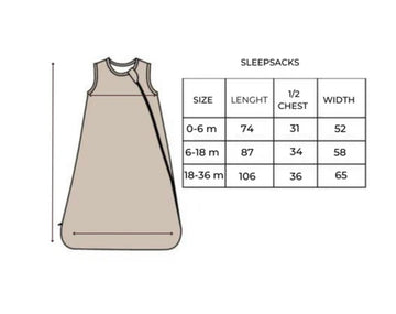 Belan.J - 1.0 TOG Sleep Sack - Oat