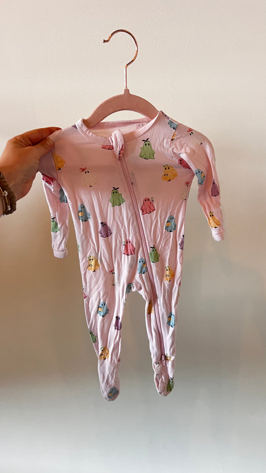 CM - Consignment - Kyte Baby Pastel Ghost Bamboo Sleeeper 0-3M