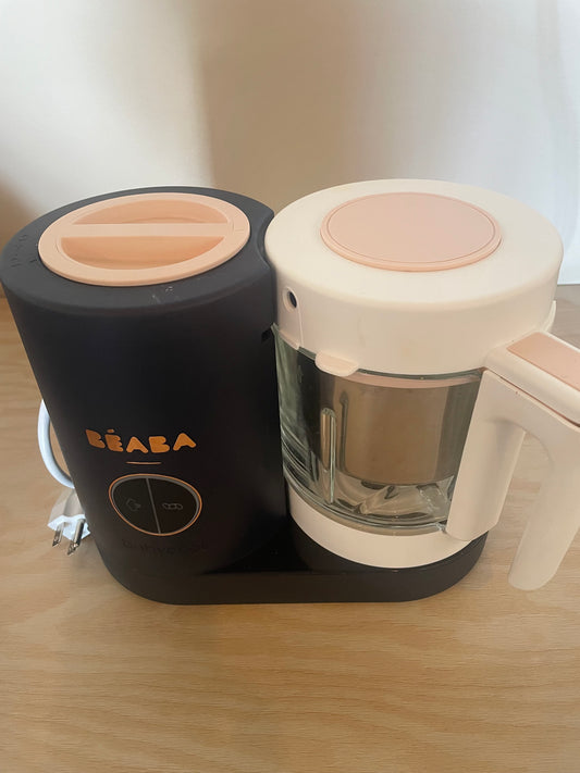 CC - Consignment - Beaba BabyCook Neo Glass Baby Food Processor With Instructions And Extra Lid