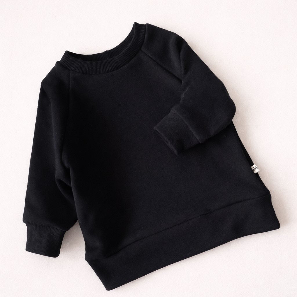 Teddy Little - Black Crewneck