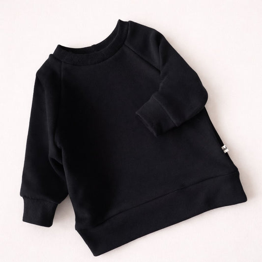 Teddy Little - Black Crewneck
