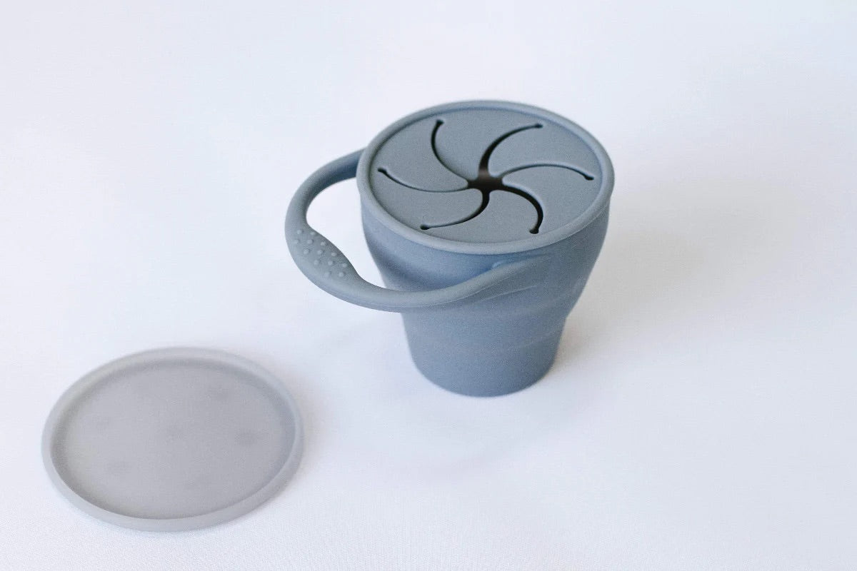 Hallington - Collapsible Silicone Snack Cup - Pebble