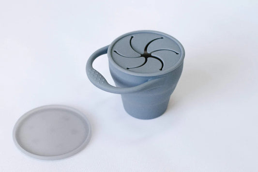 Hallington - Collapsible Silicone Snack Cup - Pebble