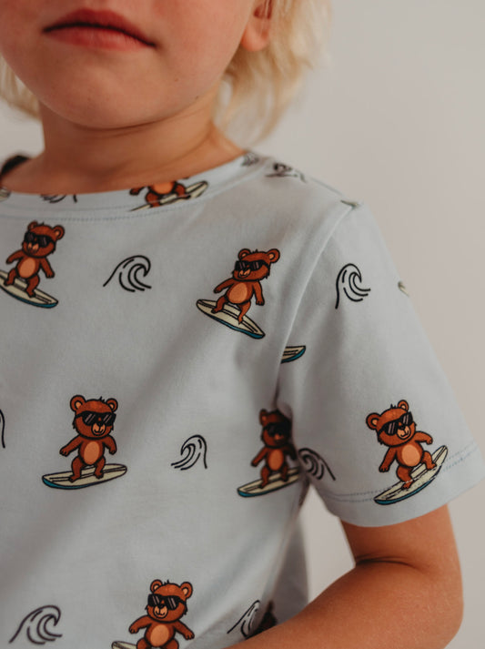 Little Aspen Baby - Salty Bear Shorts Set