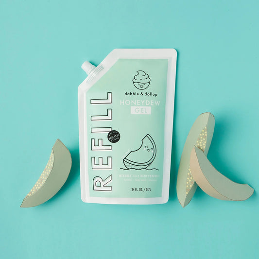 Dabble & Dollop - 3 in 1 Refill Pouch - Honeydew