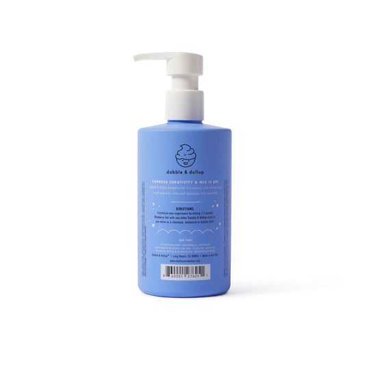 Dabble & Dollop - All-Natural Blueberry Shampoo, Body Wash & Bubbles