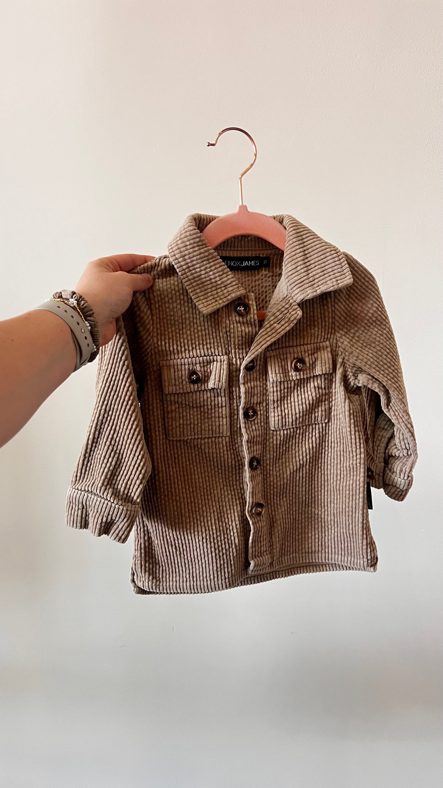 LM - Consignment - Lennox James Cord Shacket - Size 2T