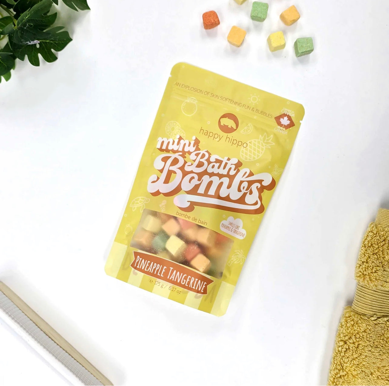 Happy Hippo - Pineapple Tangerine Bubble Bombs