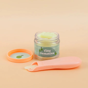 Tiny Harlow - Tiny Tummies - Apple Jelly Food Jar and Spoon
