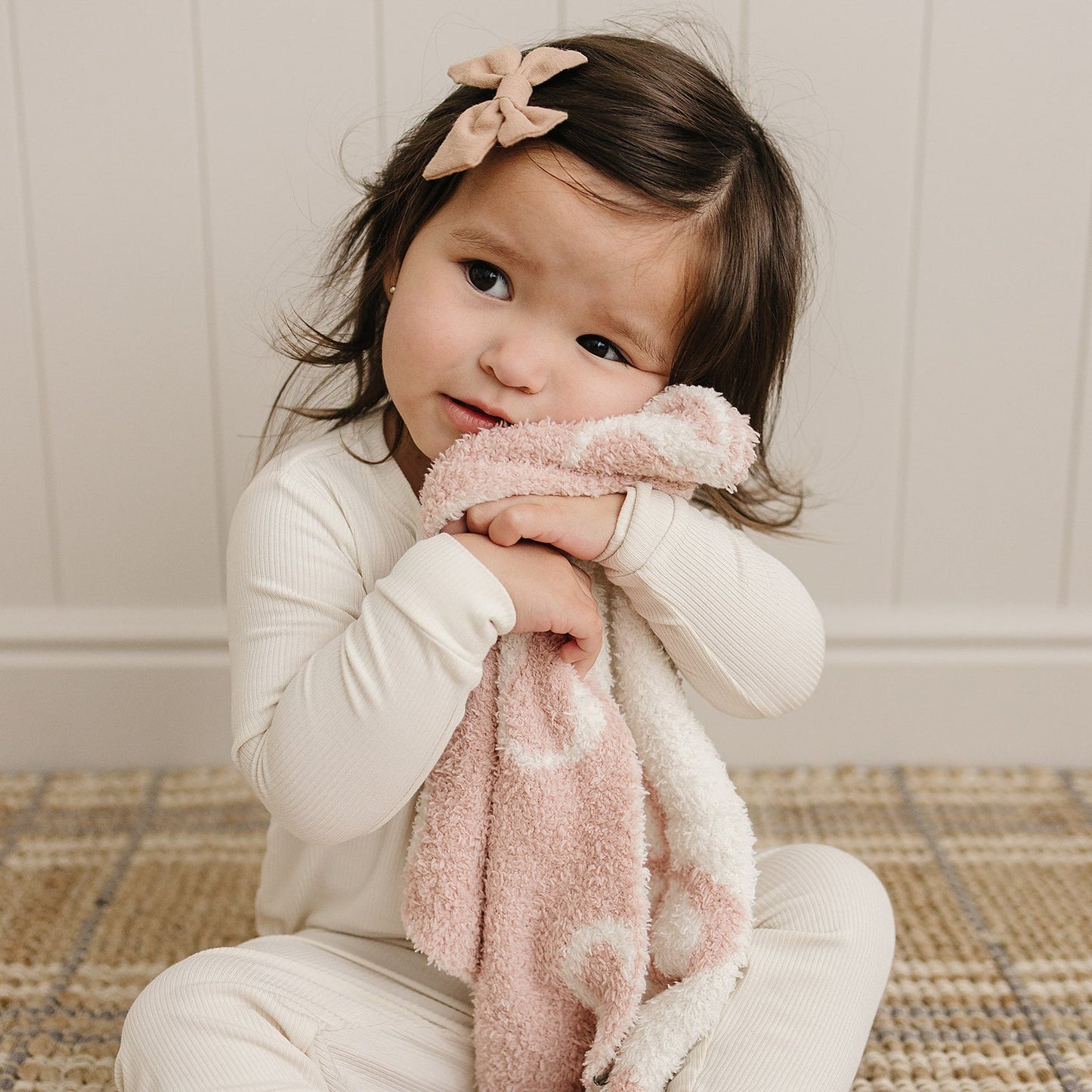 Pre Order - Mebie Baby - Pink Bow Plush Blanket