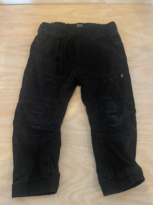 LK - Consignment - Deux Par Deux Black Pants - 24M