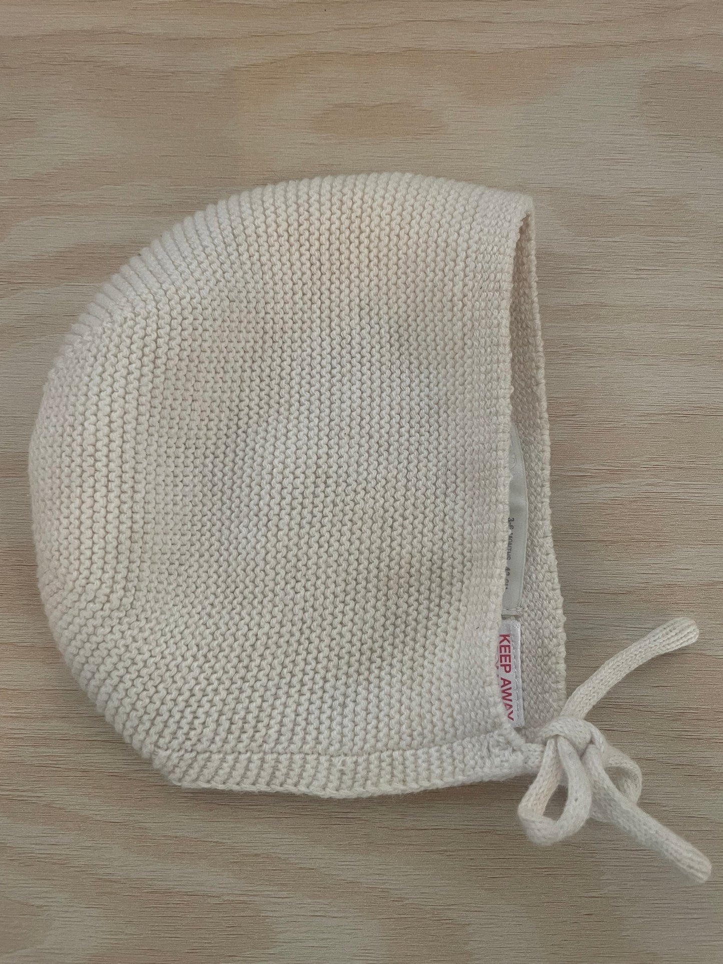 BB - Consignment- NWT Zara Cream Bonnet - 3-6M