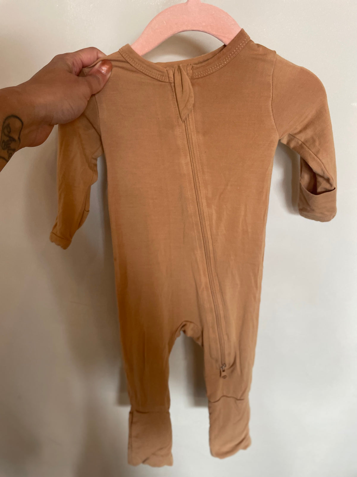 GR - Consignment - Poppy & Co Tan Sleeper - 3-6M