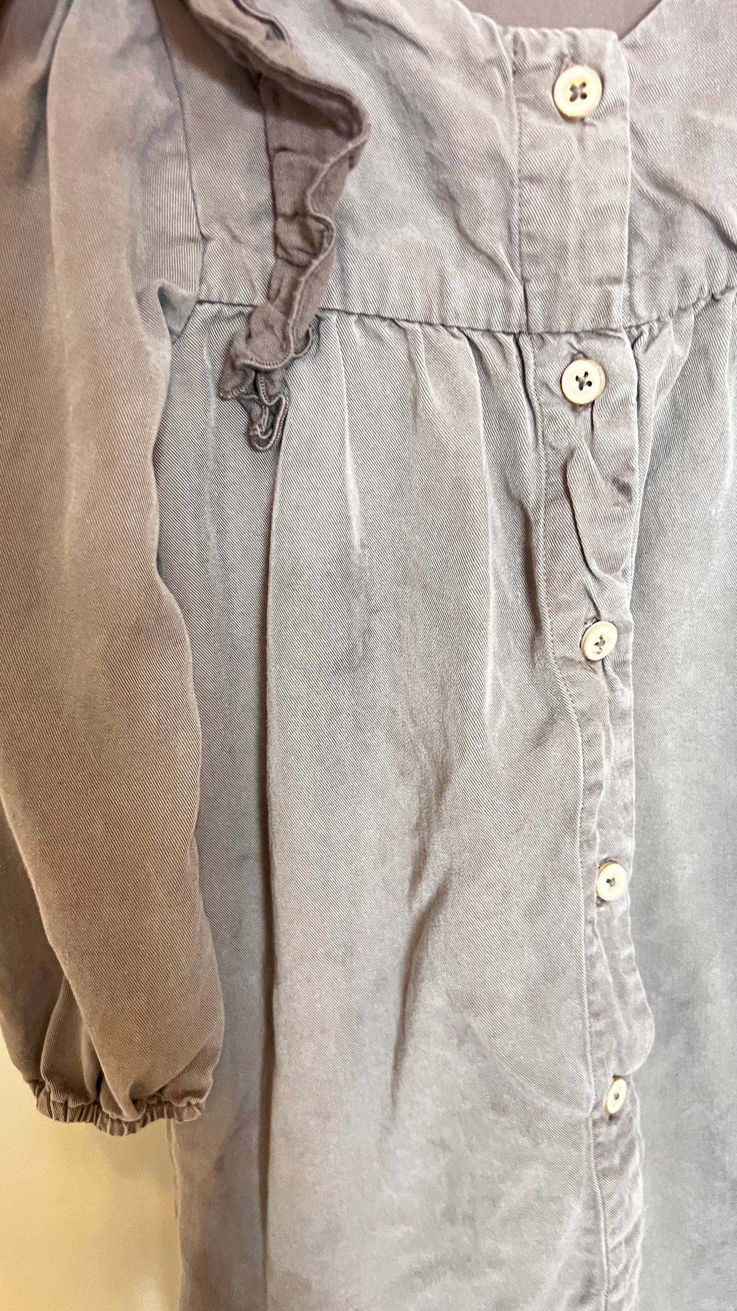 DS - Consignment - Zara Grey Romper 3/4Y