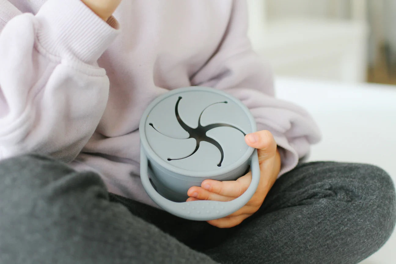 Hallington - Collapsible Silicone Snack Cup - Pebble