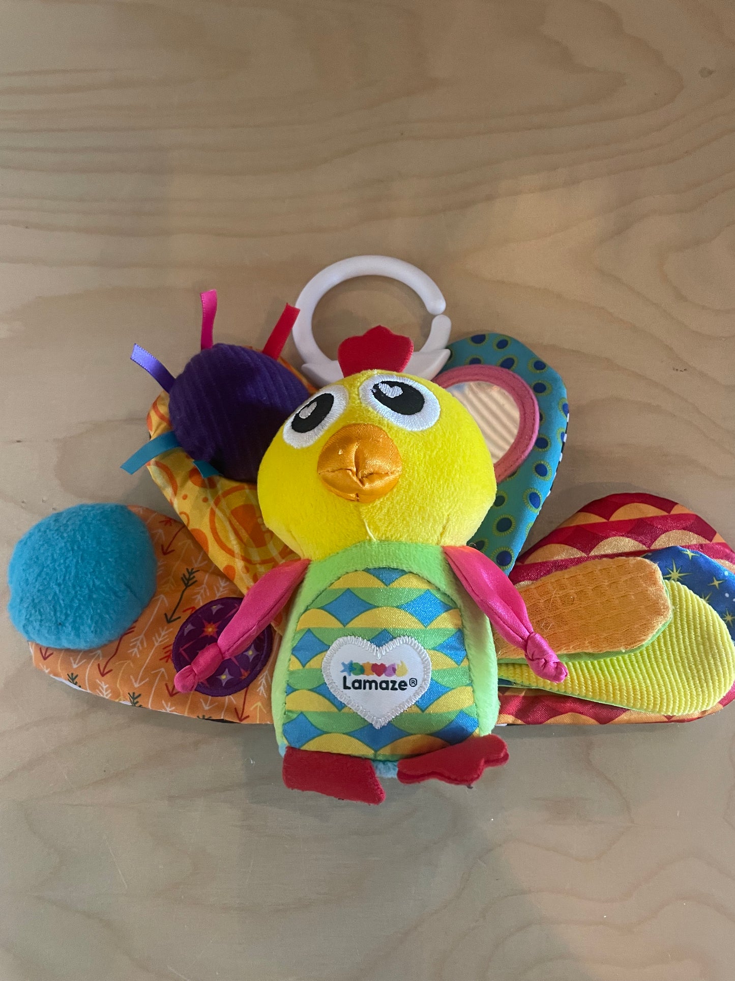 CC - Consignment- Lamaze Play and Grow Jacques the Peacock Take Along Toy
