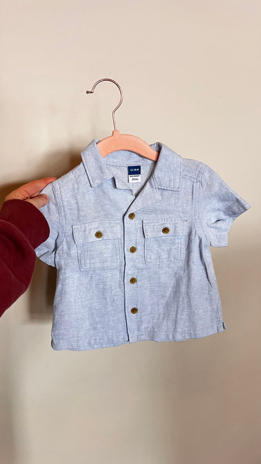 AM - Consignment - Old Navy Button Up - 12-18M