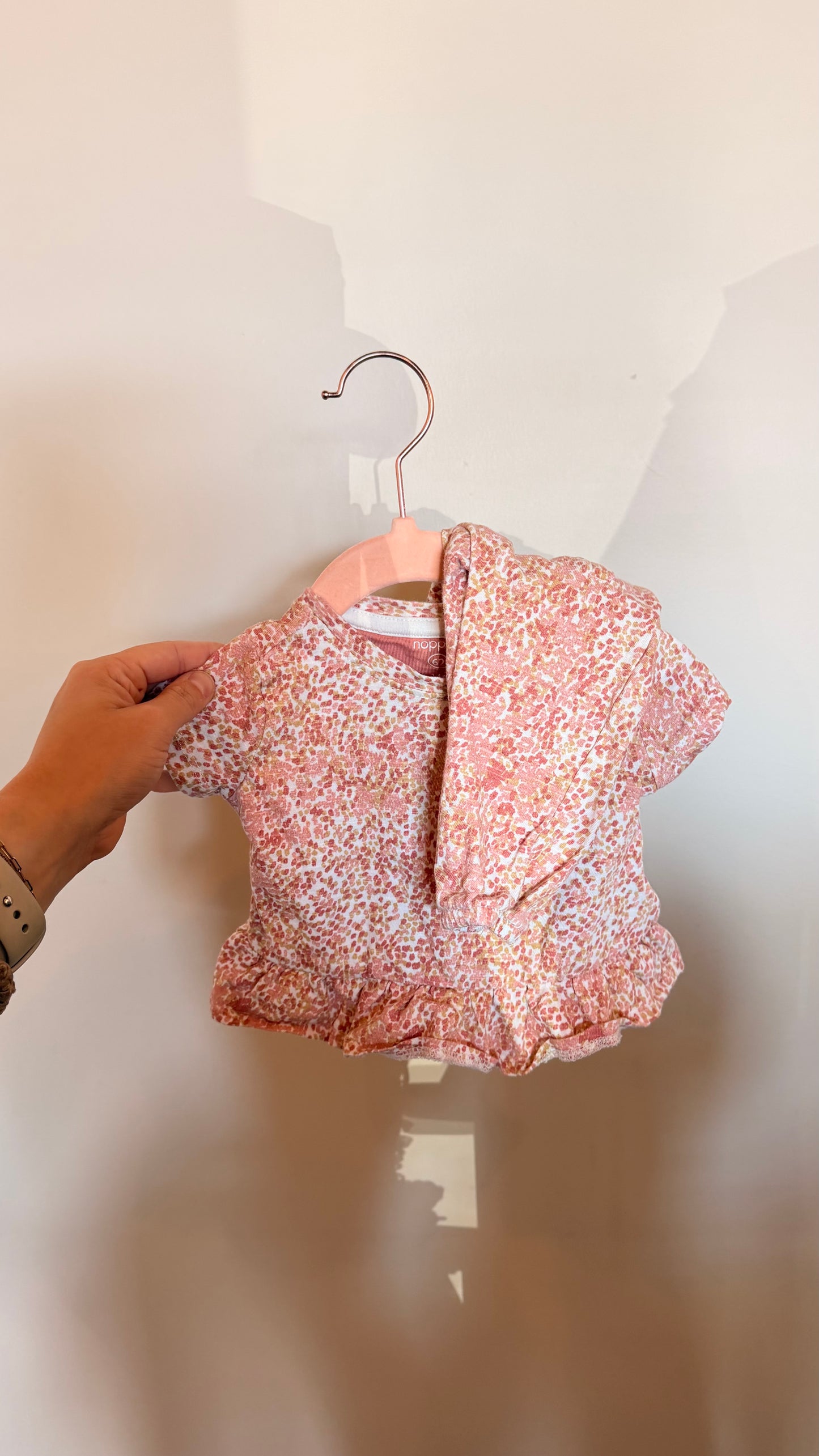 GR - Consignment - Noppies Pink Two Piece Set 2-4M