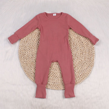 Poppy & Co - Ribbed Bamboo Rompers