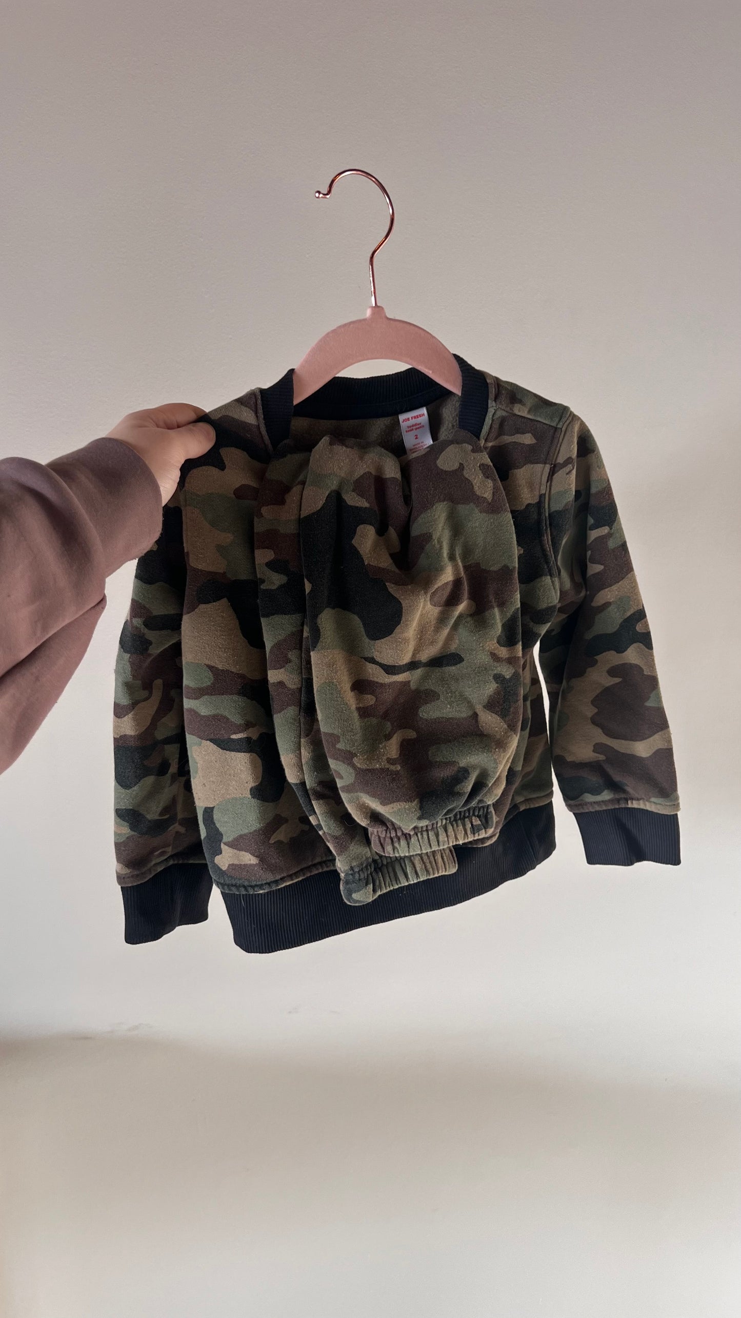ME - Consignment - Joe Fresh Camo Sweat Set 2T