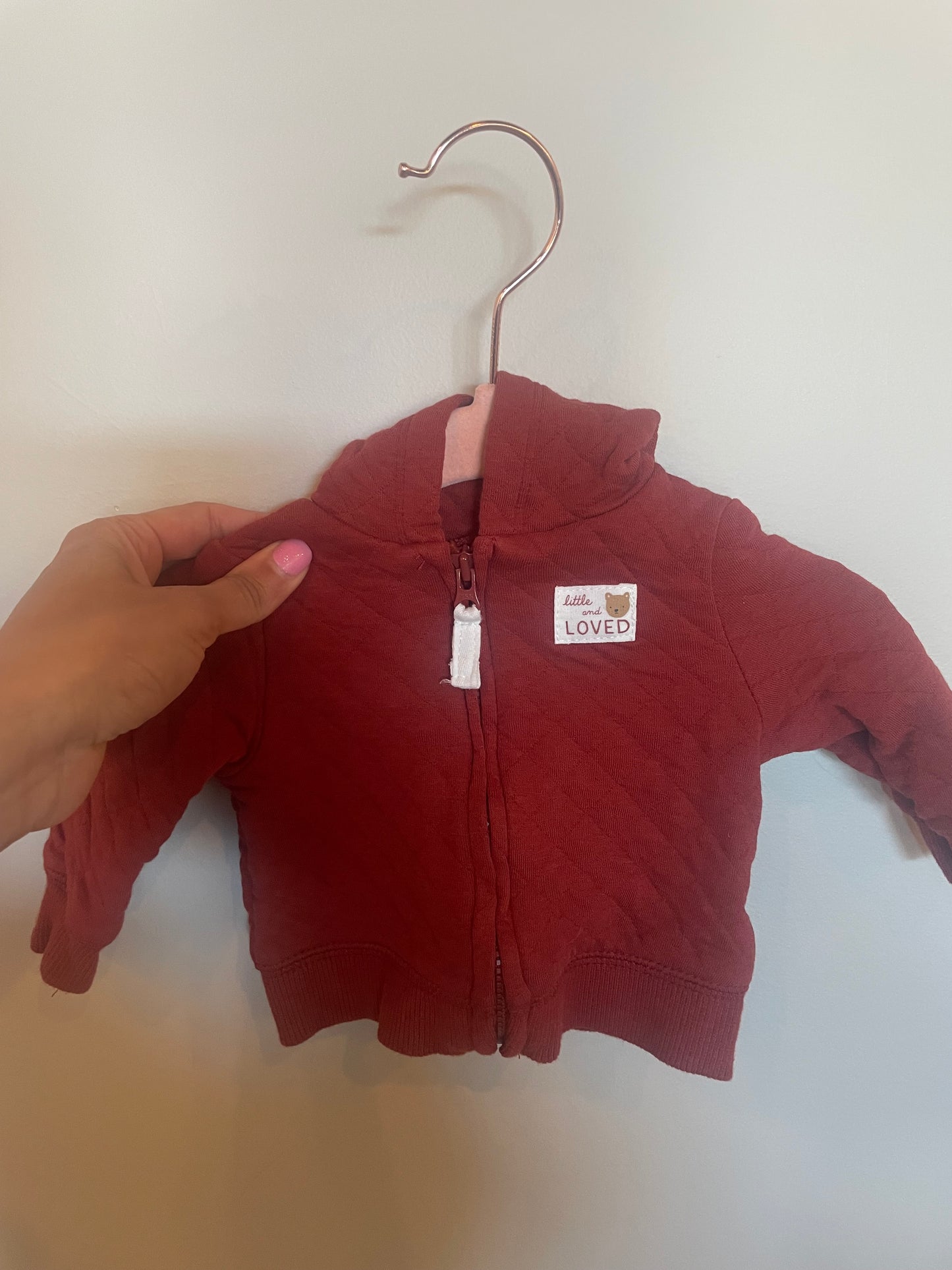 CC - consignment-carters rust zip up - Newborn