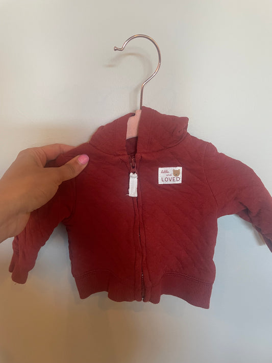 CC - Consignment - Carters Rust Zip - Newborn