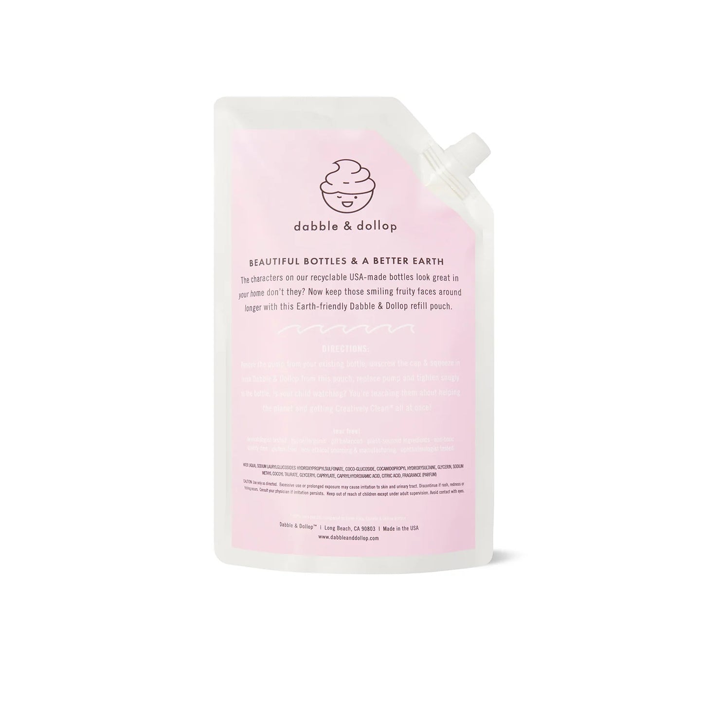 Dabble & Dollop - 3 in 1 Refill Pouch - Coconut