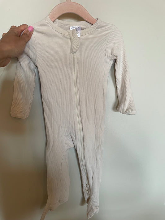KD - Consignment - Mebie Baby Cream Sleeper - 6-12M