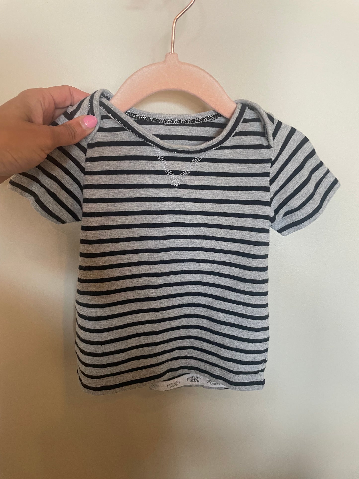 CM - Consignment - Peakaboo Beans Stripped T-Shirt - 2T