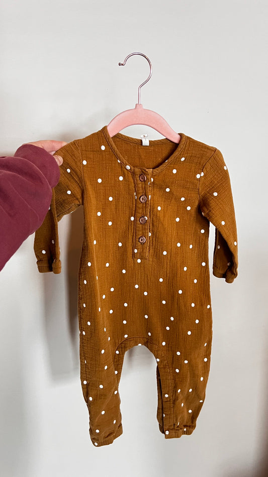 AM - Consignment - Quincy Mae Romper - 12-18M