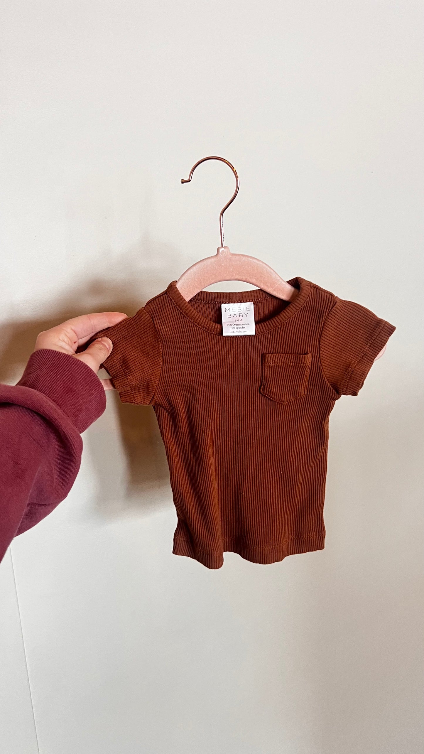 KD - Consignment - Mebie Baby Rust T Shirt - 3-6M