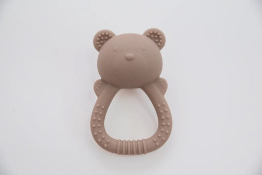 Hallington - Soft silicone Bear Rattle Teether