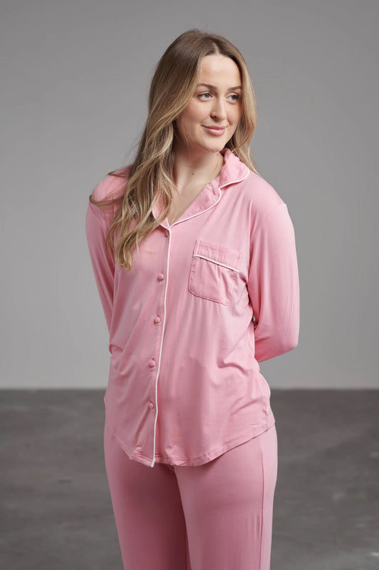 Rype Active - Bamboo Lounge Set - Pink Lemonade