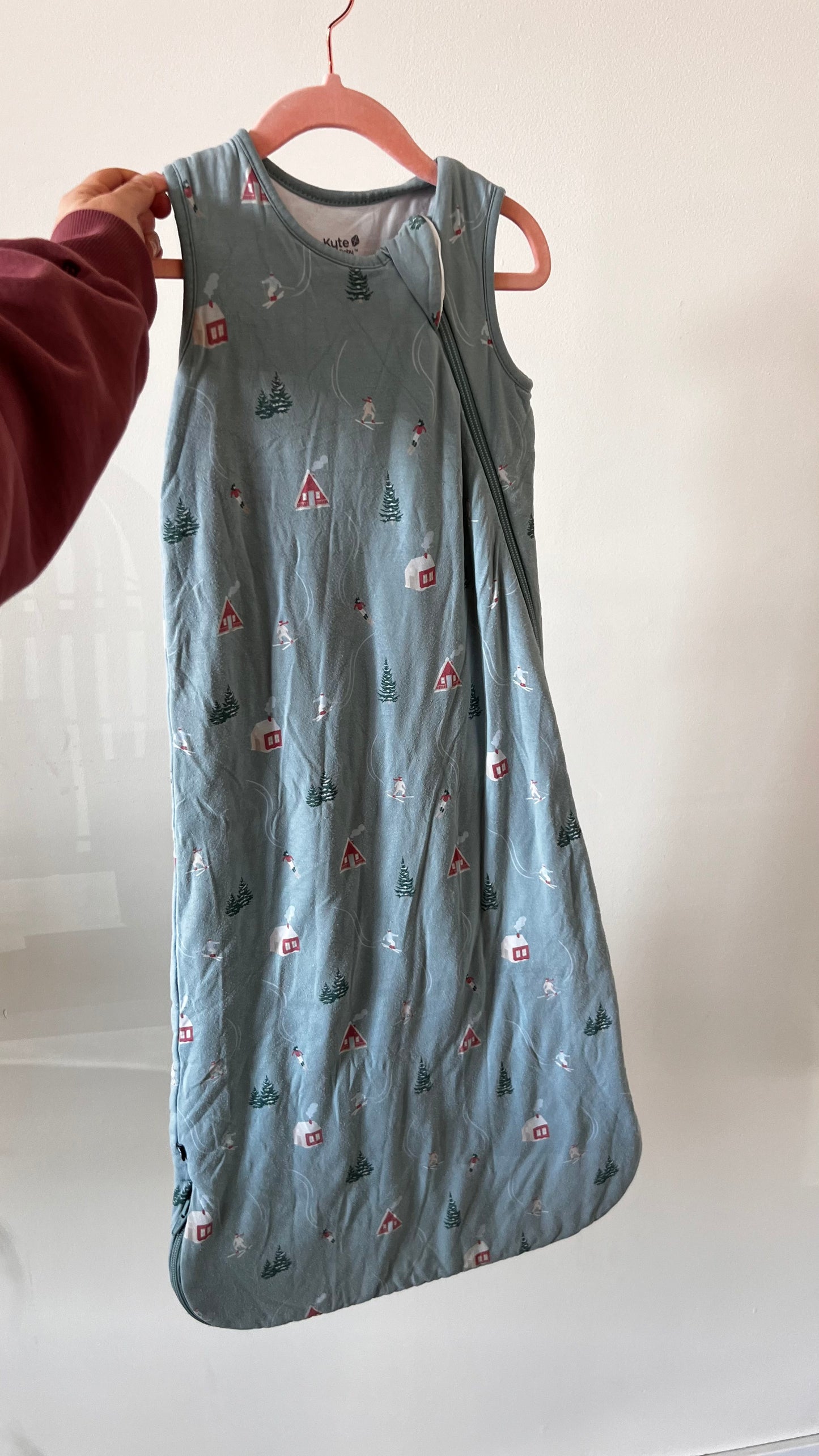 MN - Consignment - Kyte Baby 1.0 Tog Sleep Sack Winter Ski Print - Medium