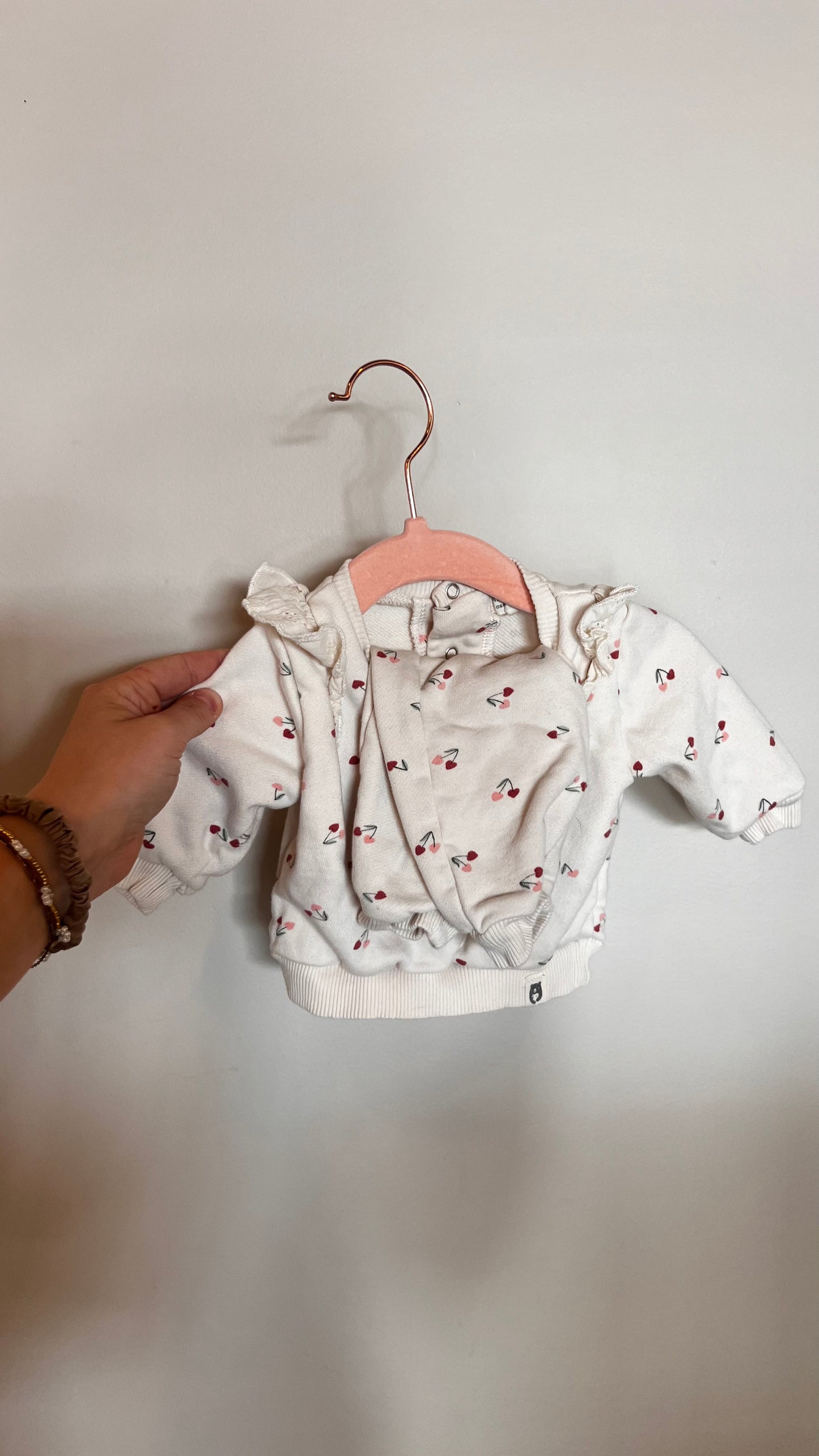 CM - Consignment - Rabbit Bear Organic Cherry Two Piece Set - 3-6M