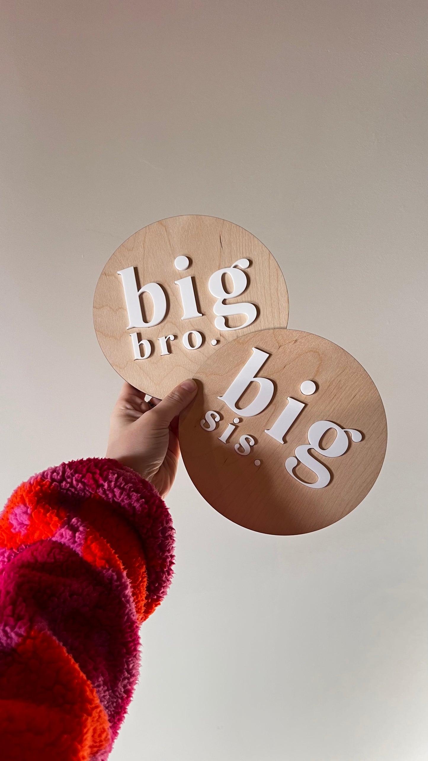Sawdust & Stain - Big Bro/Big Sis Signs