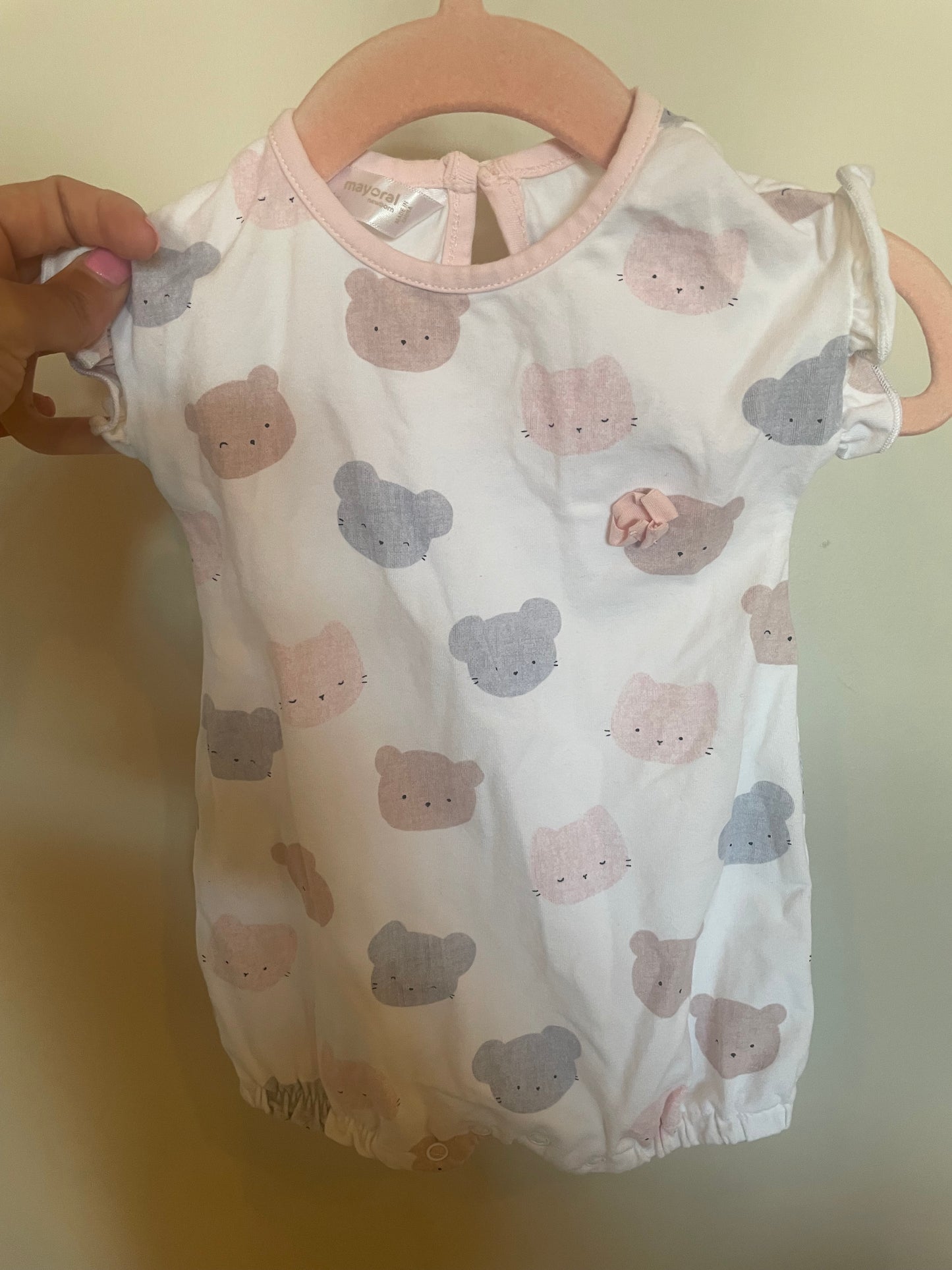 CC -Consignment - Mayoral -  kitty romper 2-4M