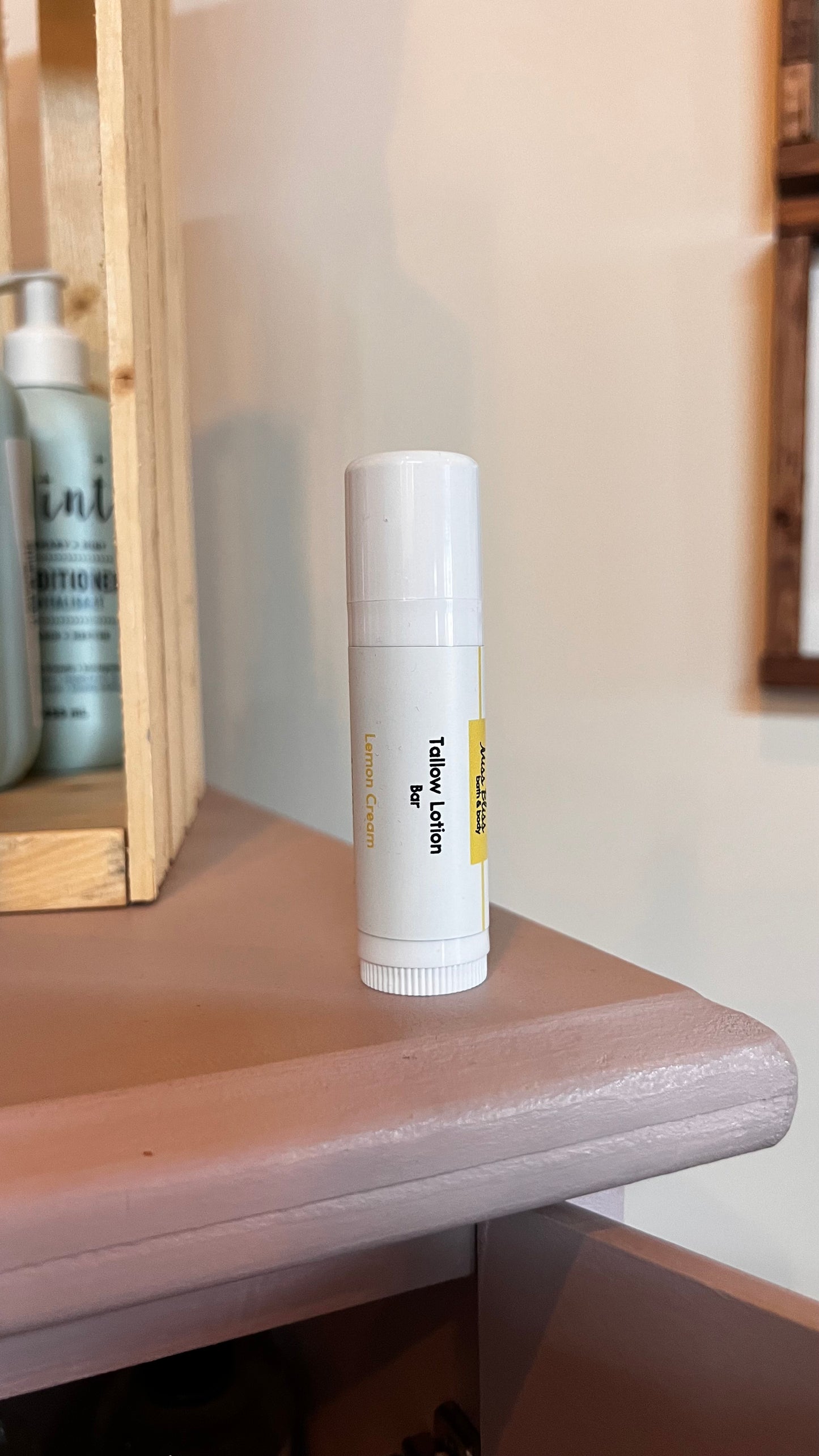 Miss Bliss Bath & Body - Mini Tallow Lotion - Lemon Cream