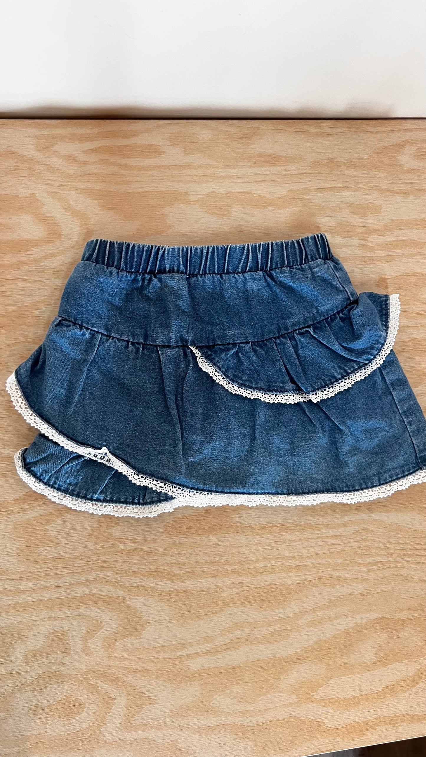 DS - Consignment - Rare Editions Denim Skirt 3T