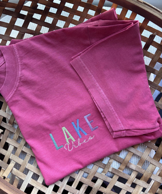 Teddy Little Apparel - Lake Vibes Tee - Pink