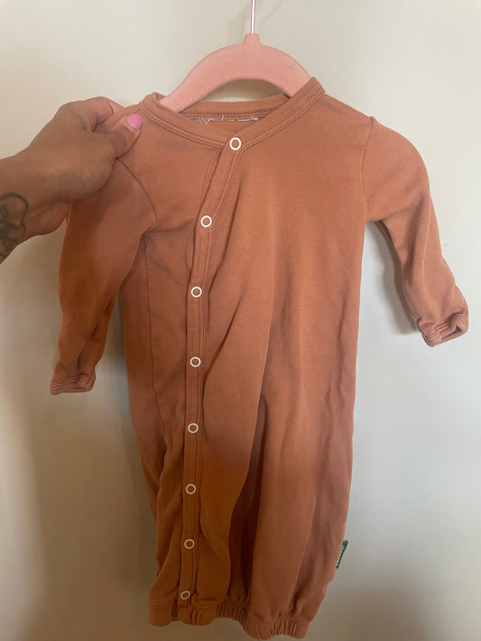 CAR MAR - Consignment - Parade Rust Sleeper Gown - 0-3M
